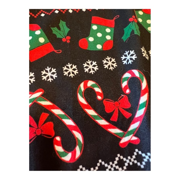 Disney Minnie Mouse Fair Isle Holiday Plus Size Pajamas Leggings NEW Plus 2X - Picture 9 of 13